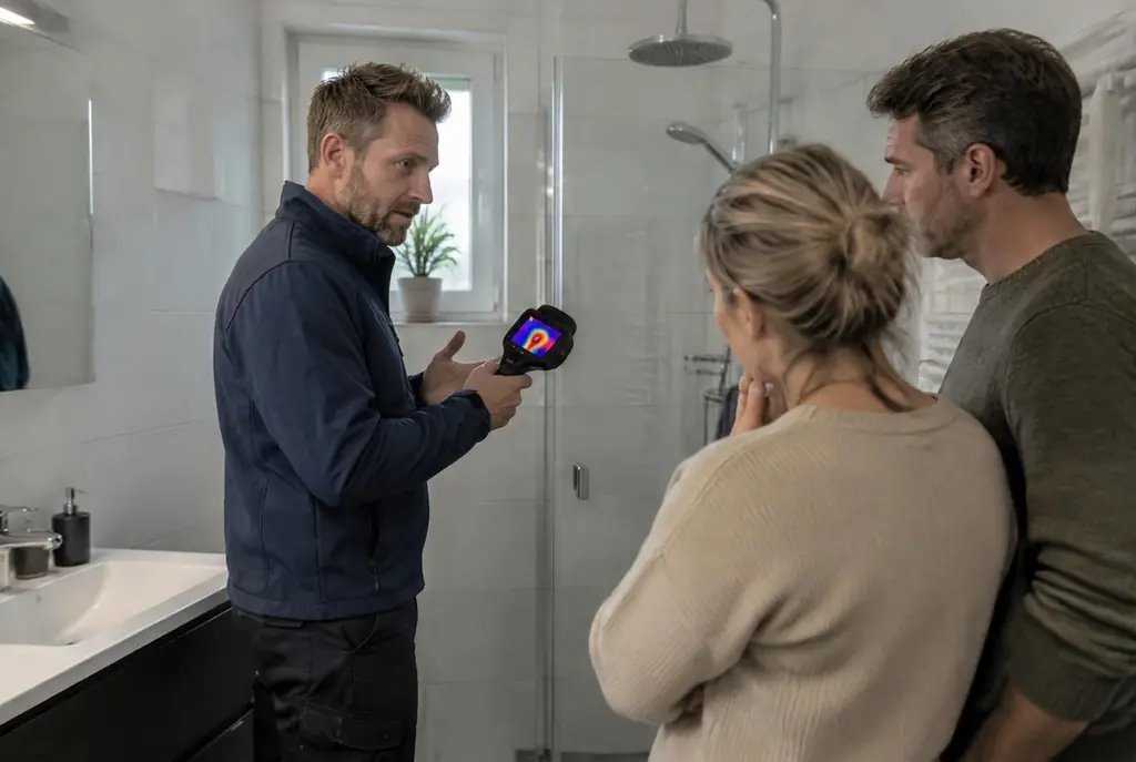 Lekdetectie Zeist – specialist legt bevindingen uit aan bewoner